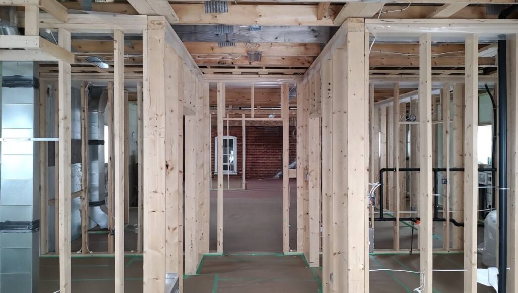 Renovations and framing